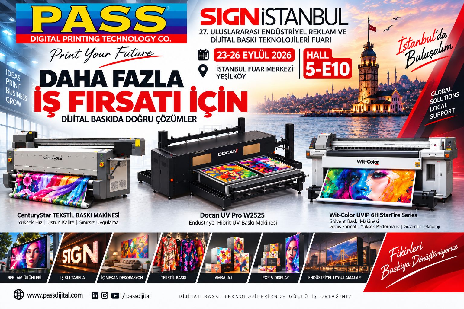 Sign İstanbul Fuarındayız.